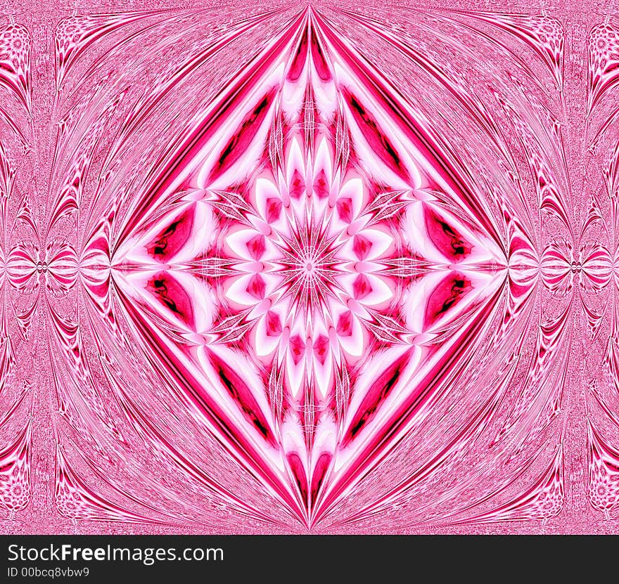 Kaleidoscopic interference pattern produced by a laser beam reflected from a polymer film. Kaleidoscopic interference pattern produced by a laser beam reflected from a polymer film