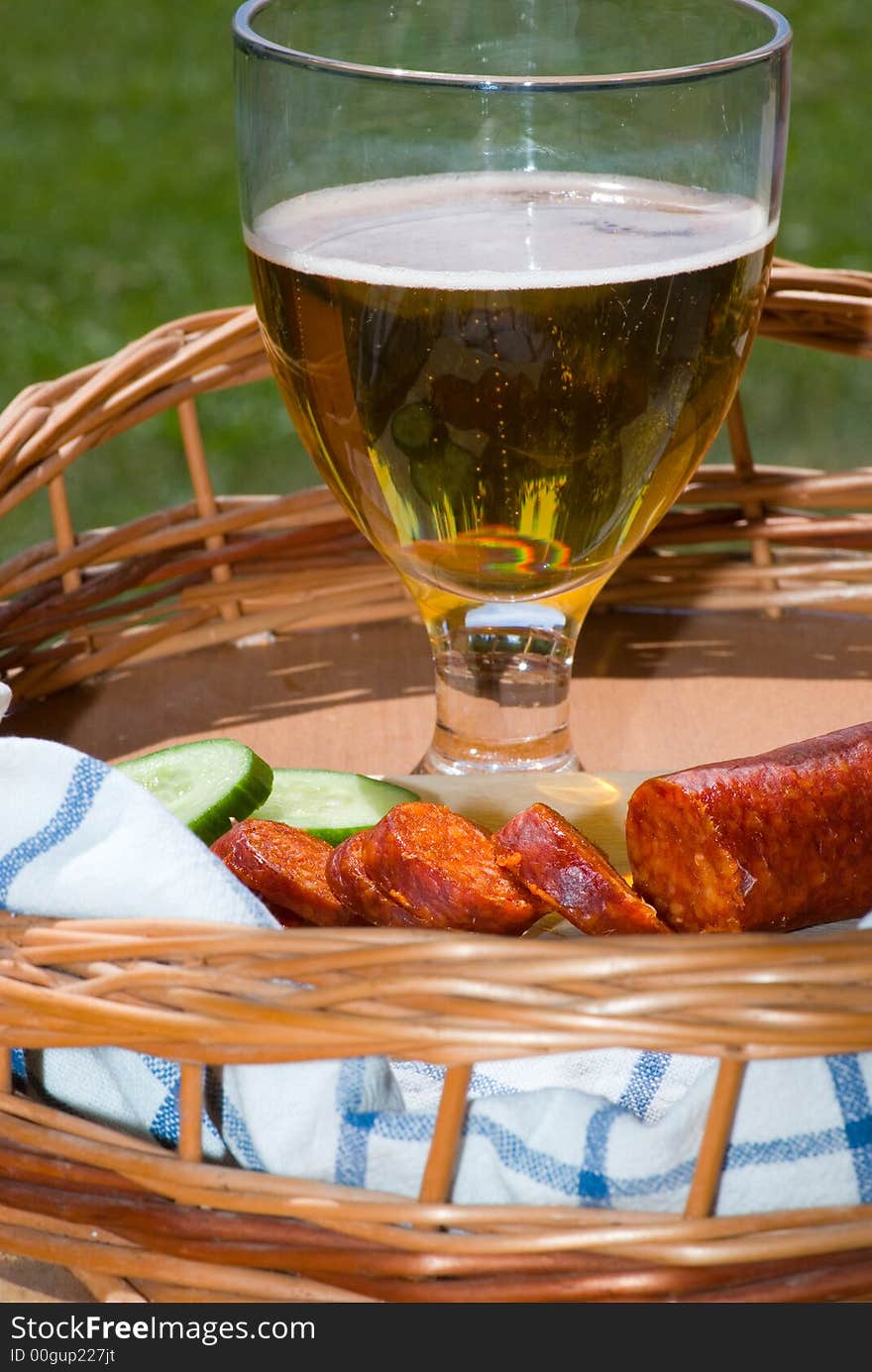 Still life with beer