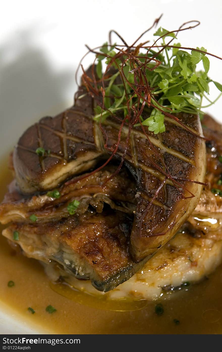 Foie Gras over bacon