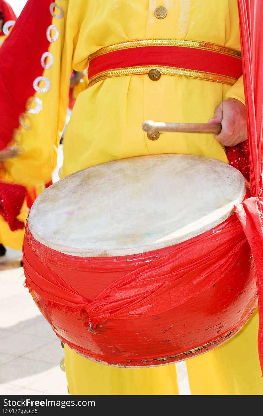 The chinese drummer