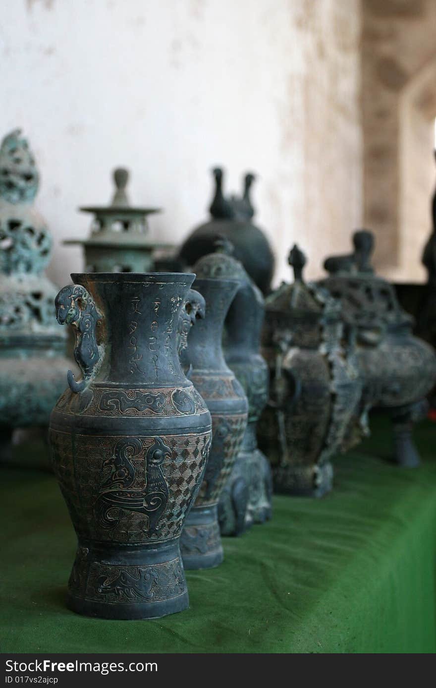 Old pots from the bronze age.