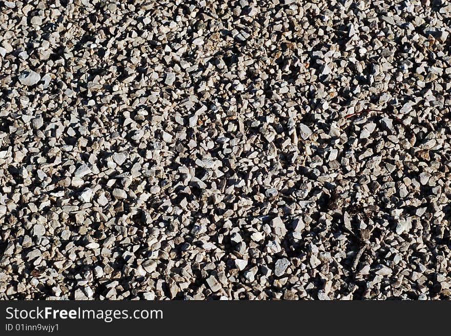 Structure of small soft fine crushed rock. Structure of small soft fine crushed rock