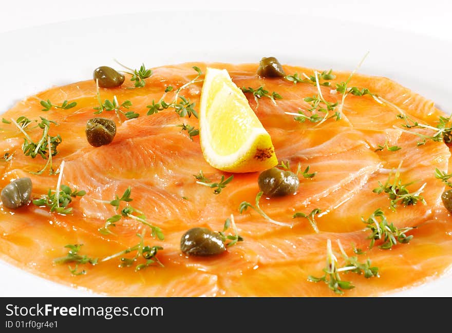 Salmon Carpaccio