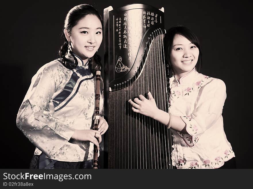 Chinese folk musicians