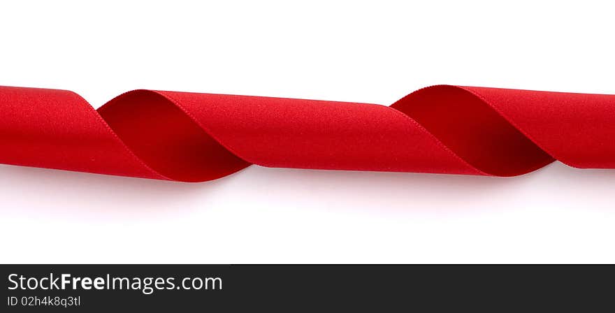 Red ribbon is wound, can be used as a separator in the page. Red ribbon is wound, can be used as a separator in the page