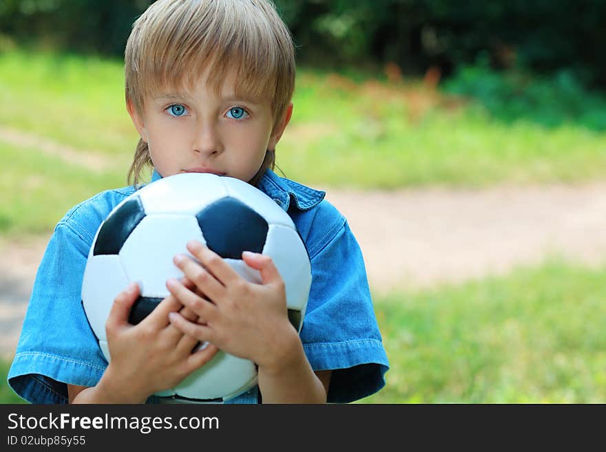 Boy with a ball