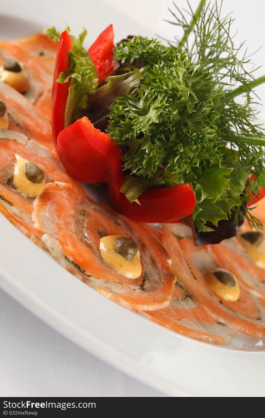 Smoked Salmon Carpaccio