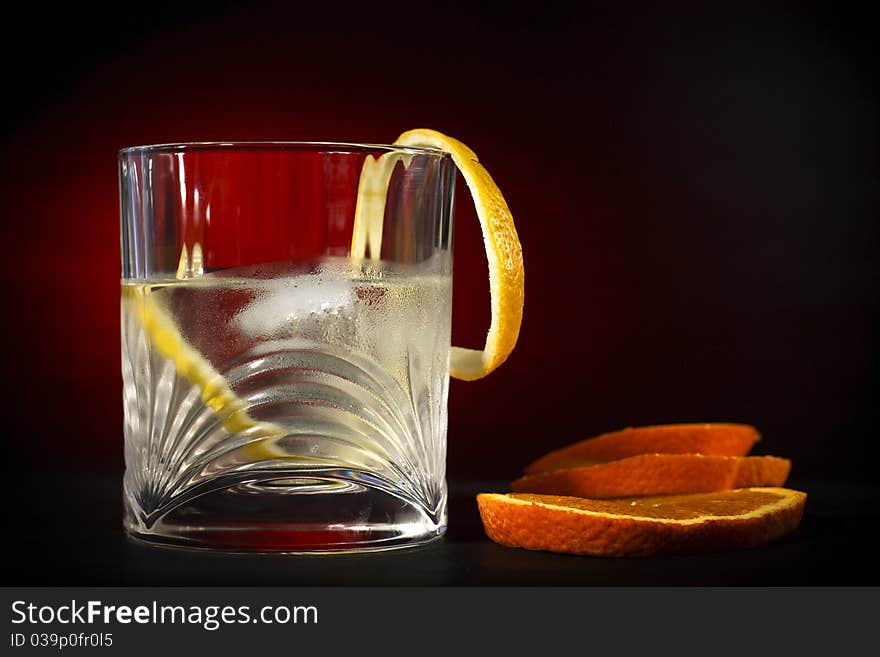 Vodka, beverage art background