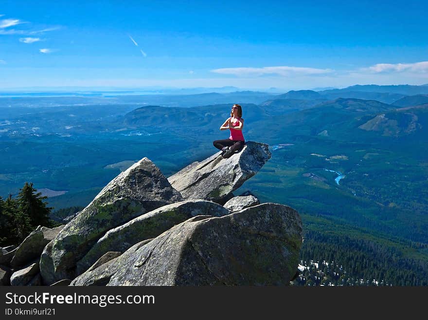 Mount Pilchuck summit in North Cascades Mountains. Skagit Valley near Seattle. Washington State. United States of America. Mount Pilchuck summit in North Cascades Mountains. Skagit Valley near Seattle. Washington State. United States of America.