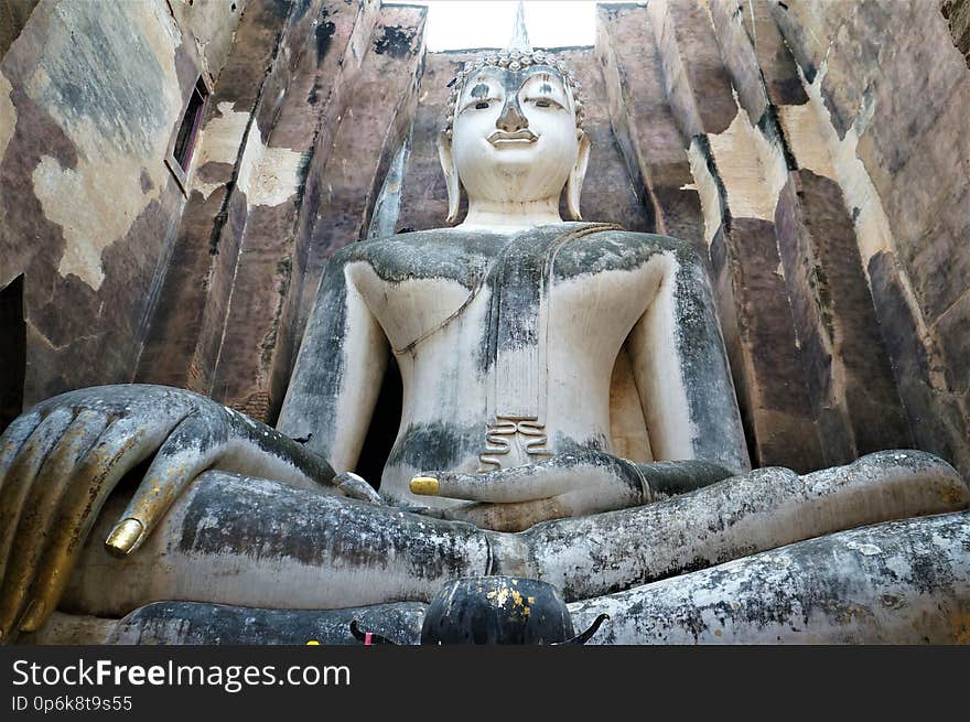 Wat Si Chum, Sukhotaï historical park, World UNESCO heritage, Thailand. Wat Si Chum, Sukhotaï historical park, World UNESCO heritage, Thailand