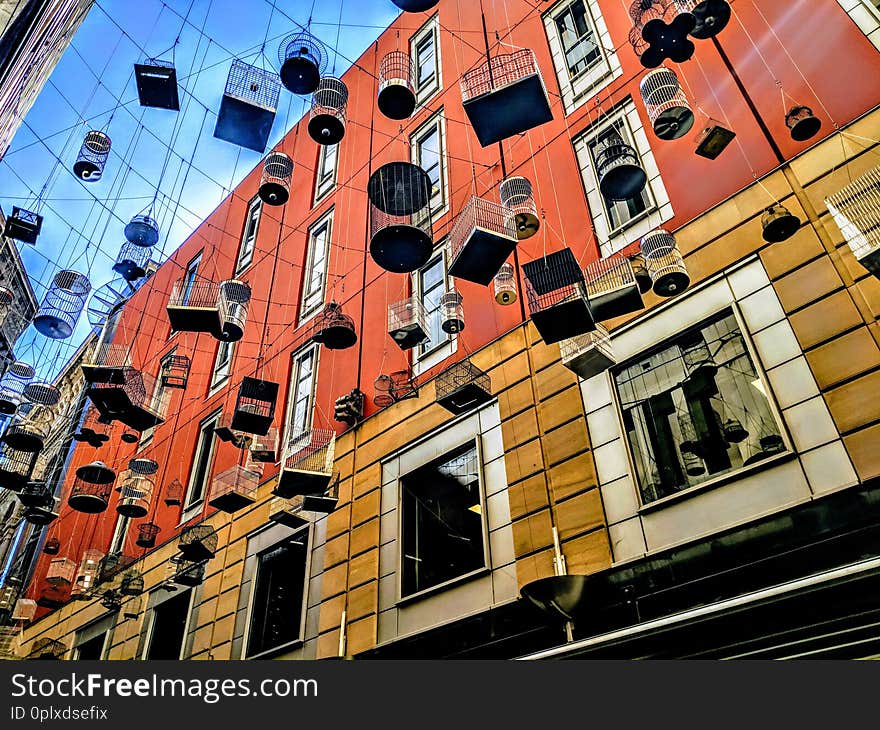 Birdcages in Angel Place Sydney