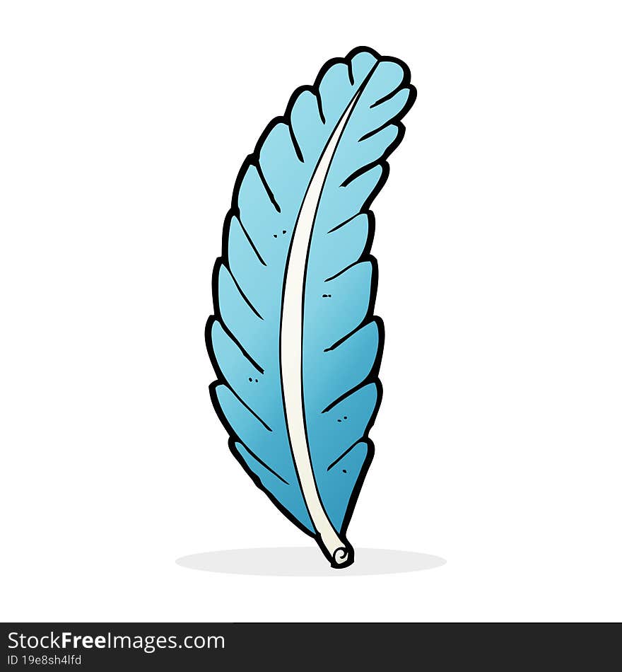 cartoon feather