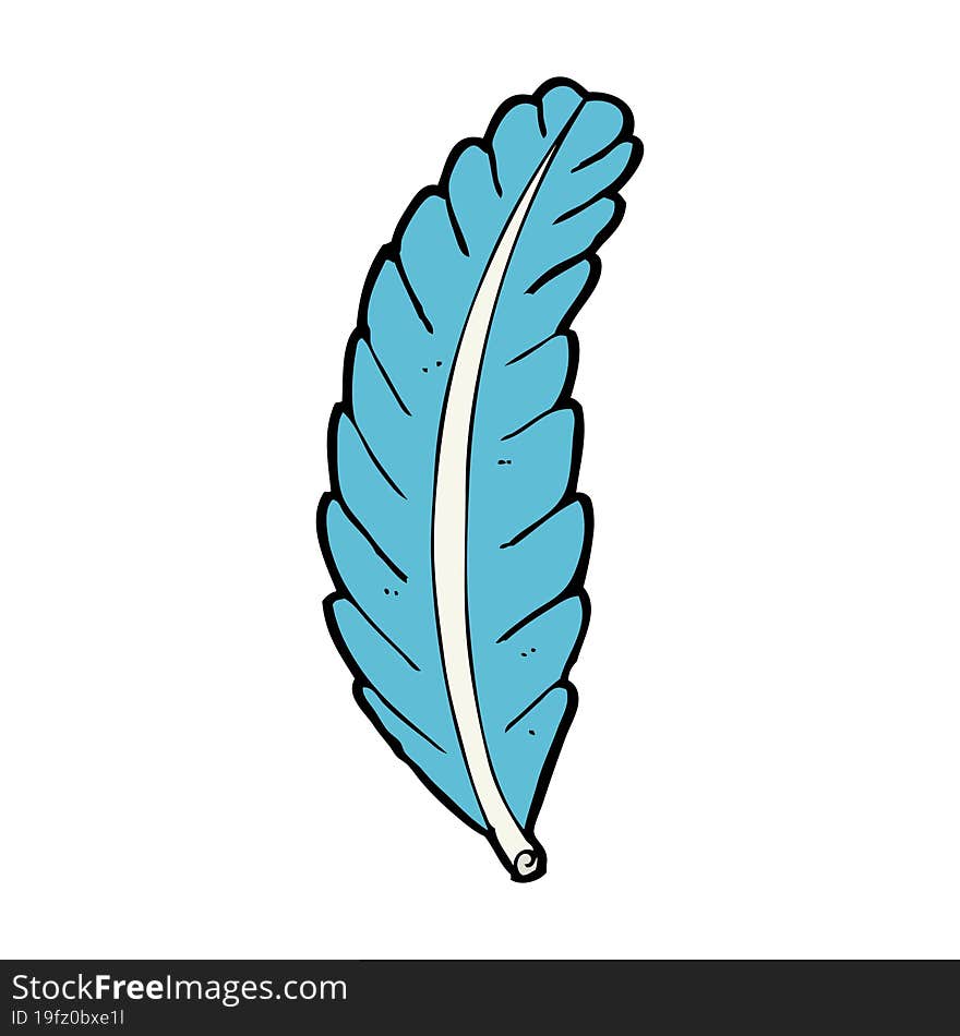 cartoon feather