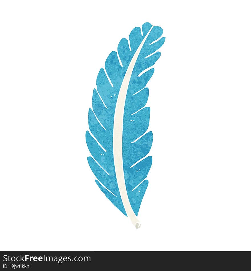 cartoon feather