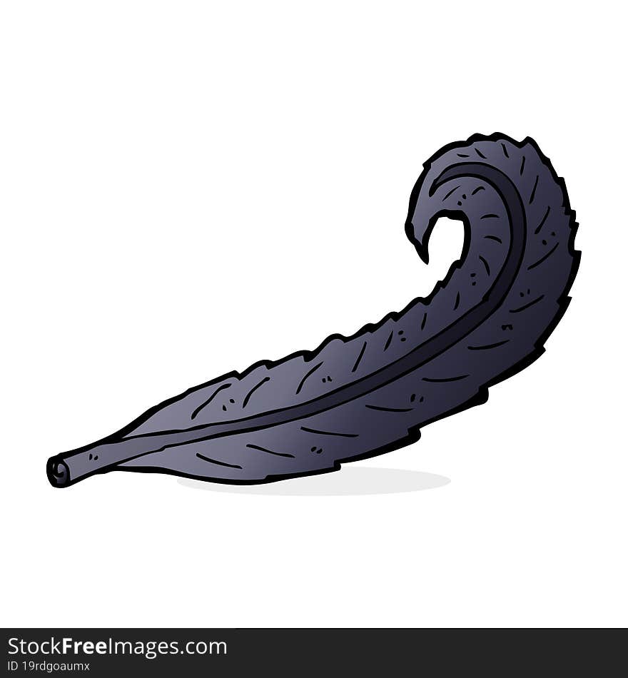 cartoon feather