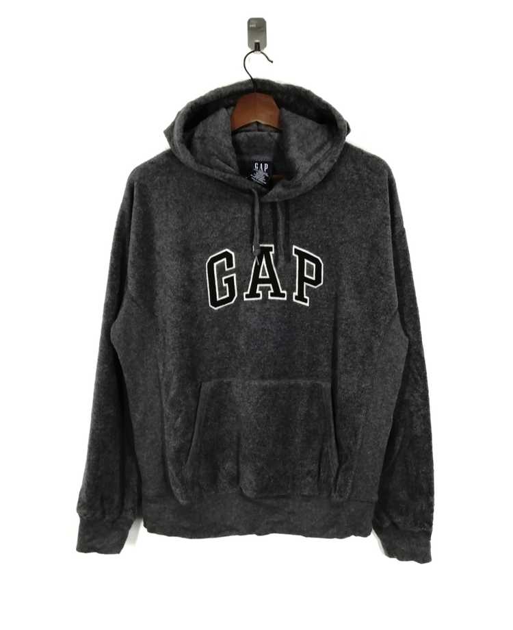 Gap × Vintage Gap Hoodie Spell Out Fleece - image 1