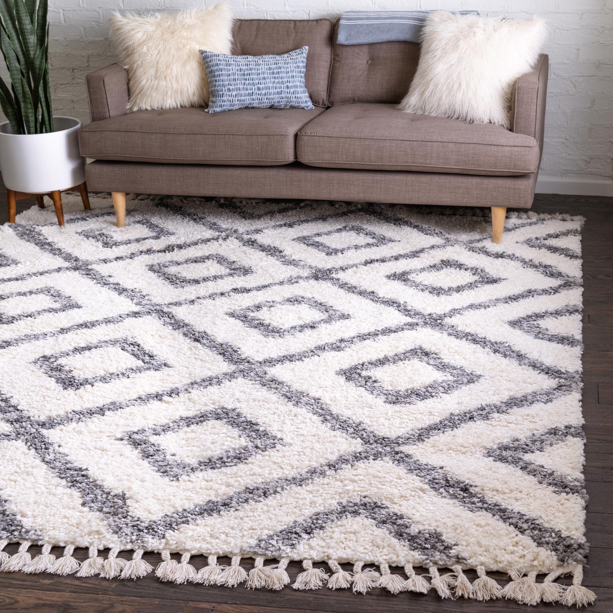 Geometric Shag Rugs