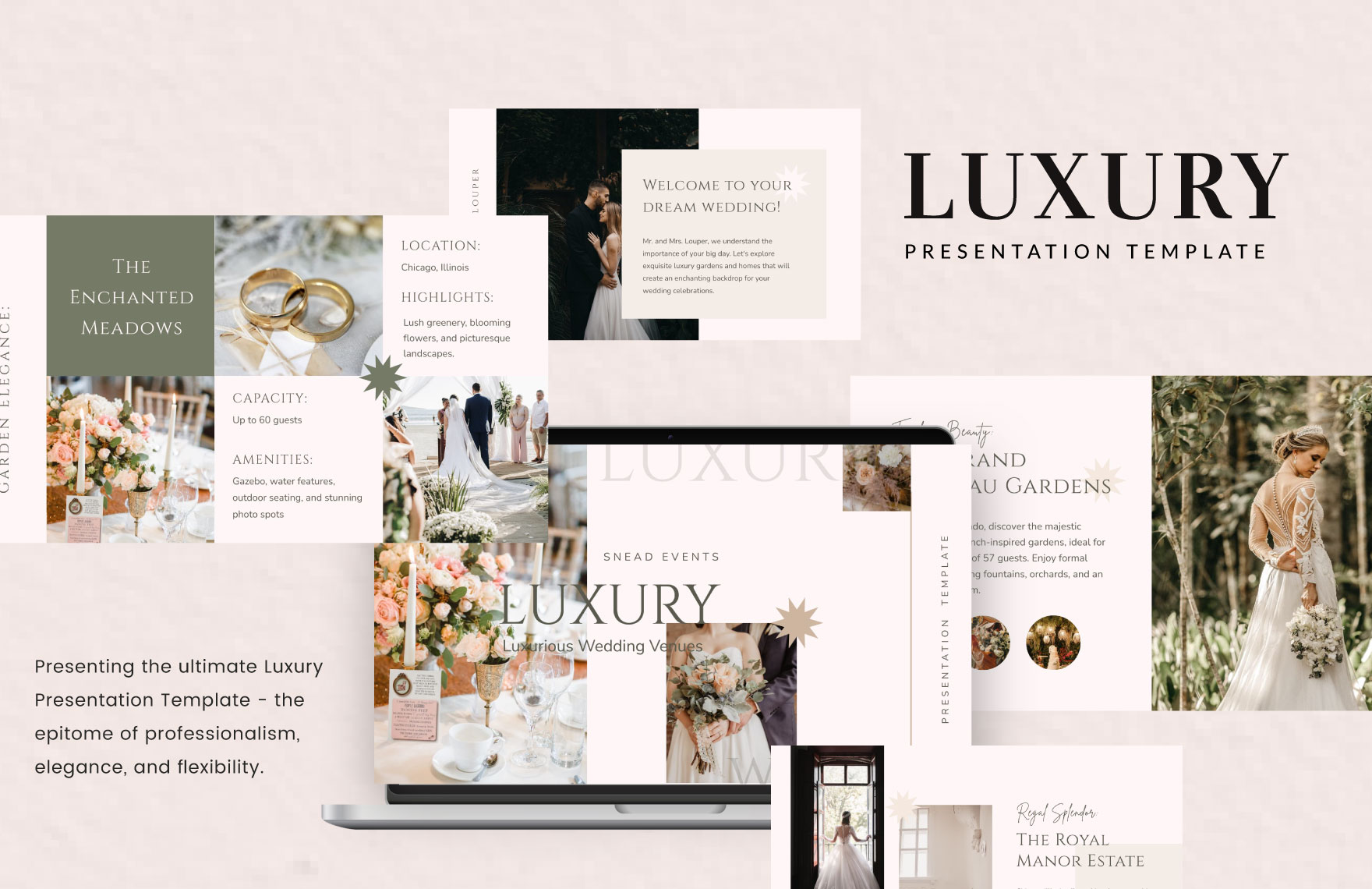 Luxury Presentation Template in PDF, PowerPoint, Google Slides - Download | Template.net