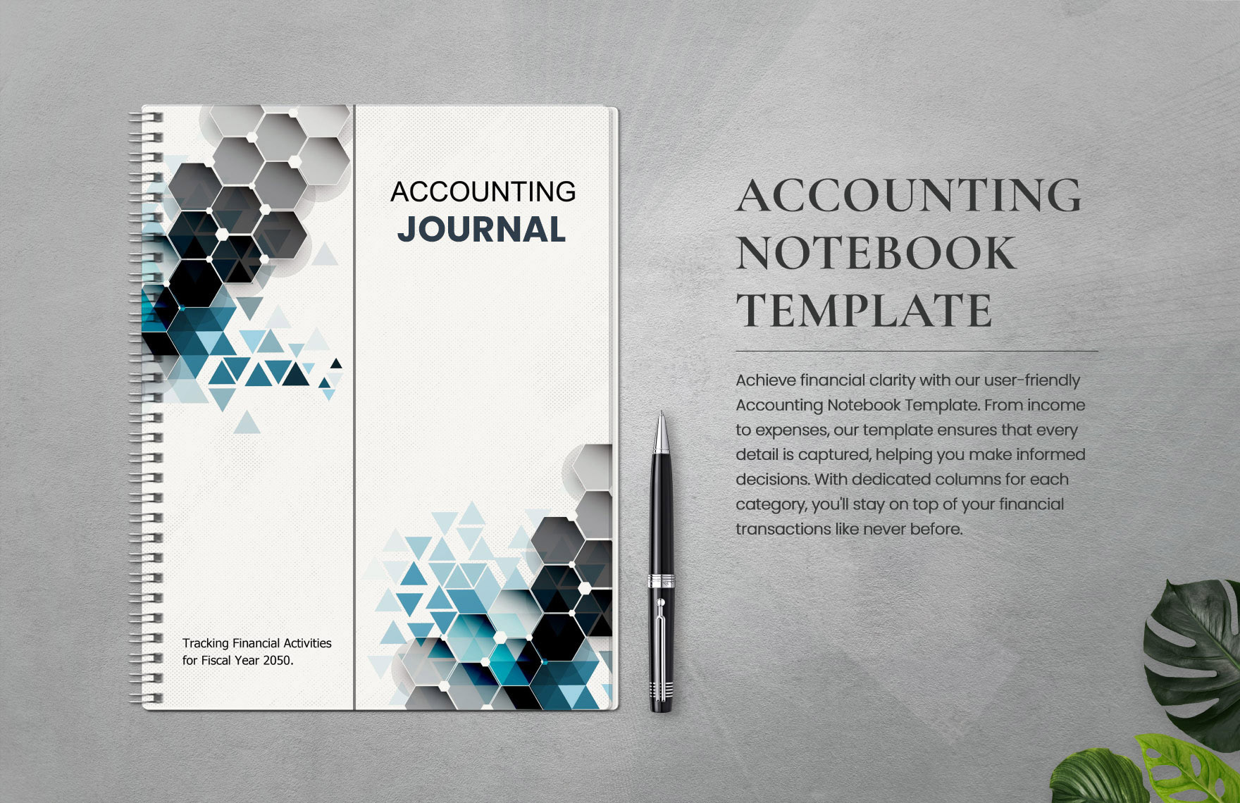 Accounting Notebook Template