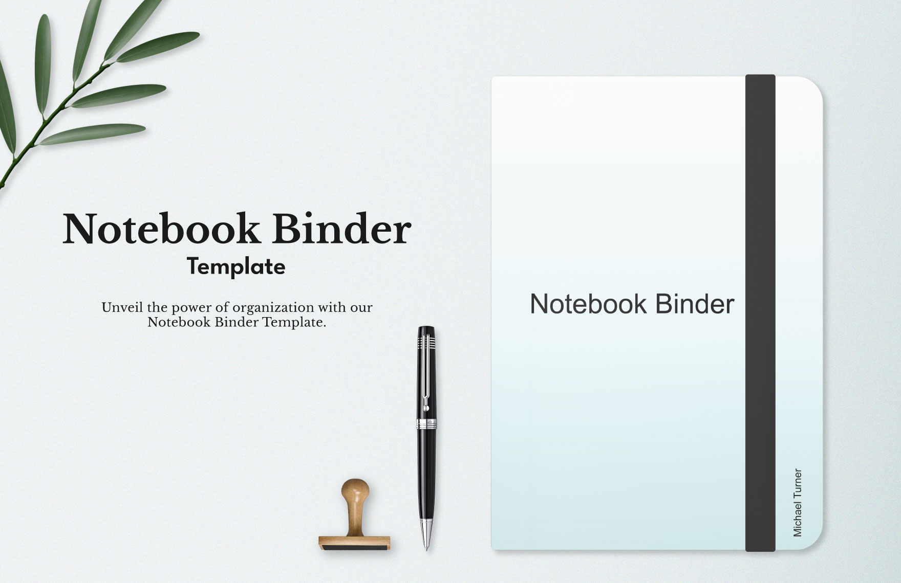 Notebook Binder Template 