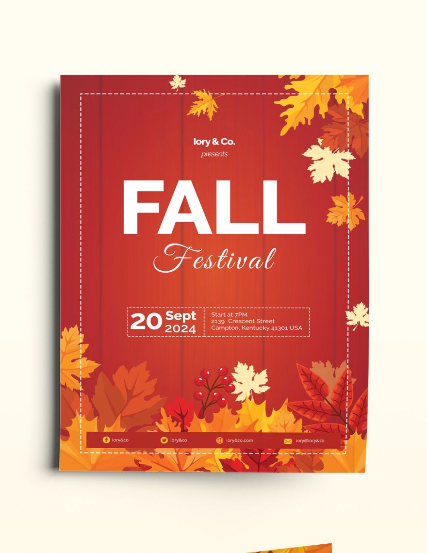 Fall Festival Flyer Template