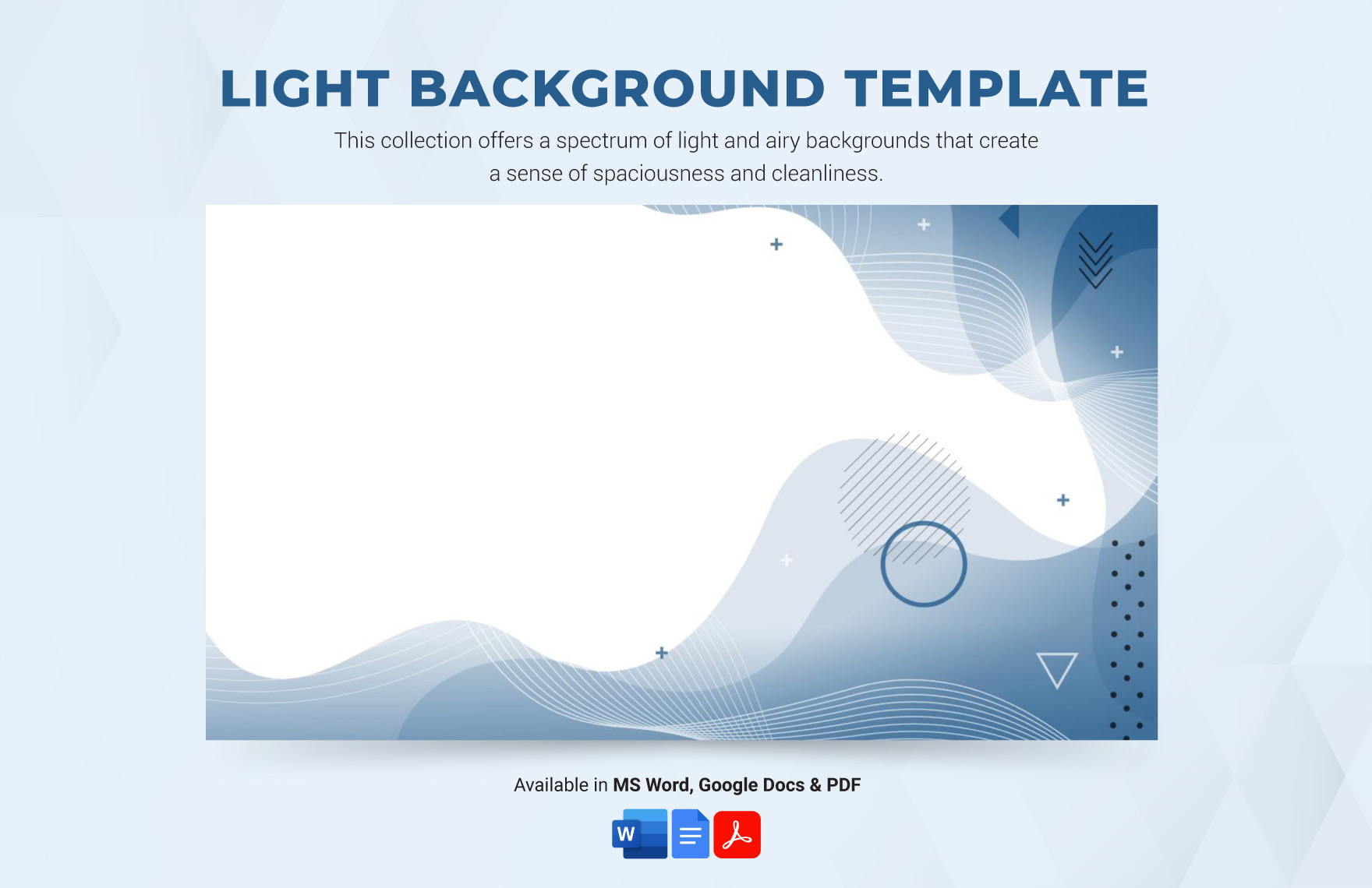 Light Background Template