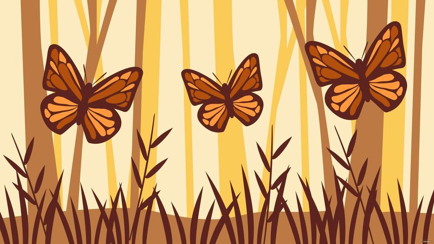 Nature Butterfly Background