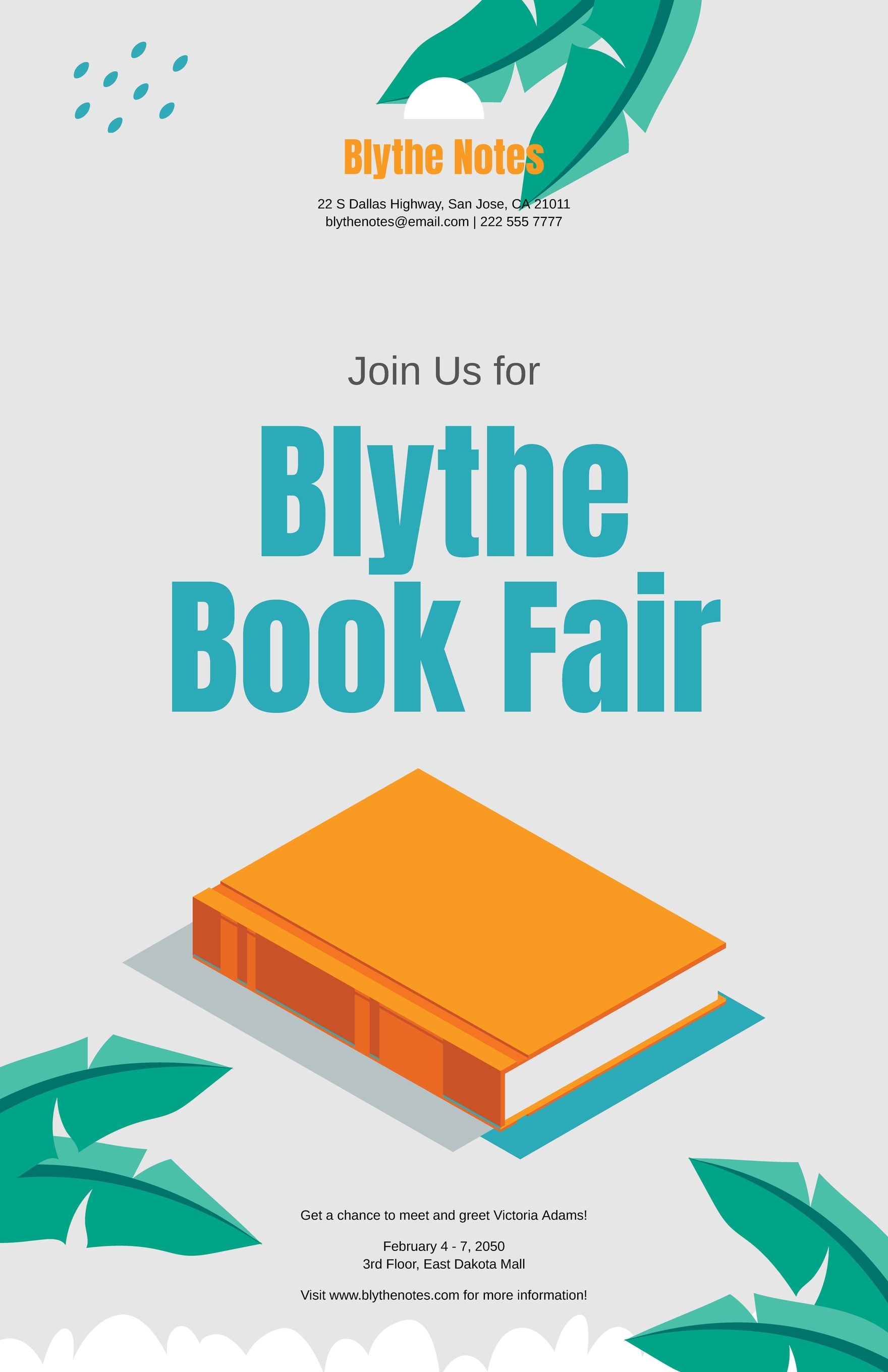 Simple Book Fair Poster