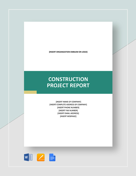 construction project report