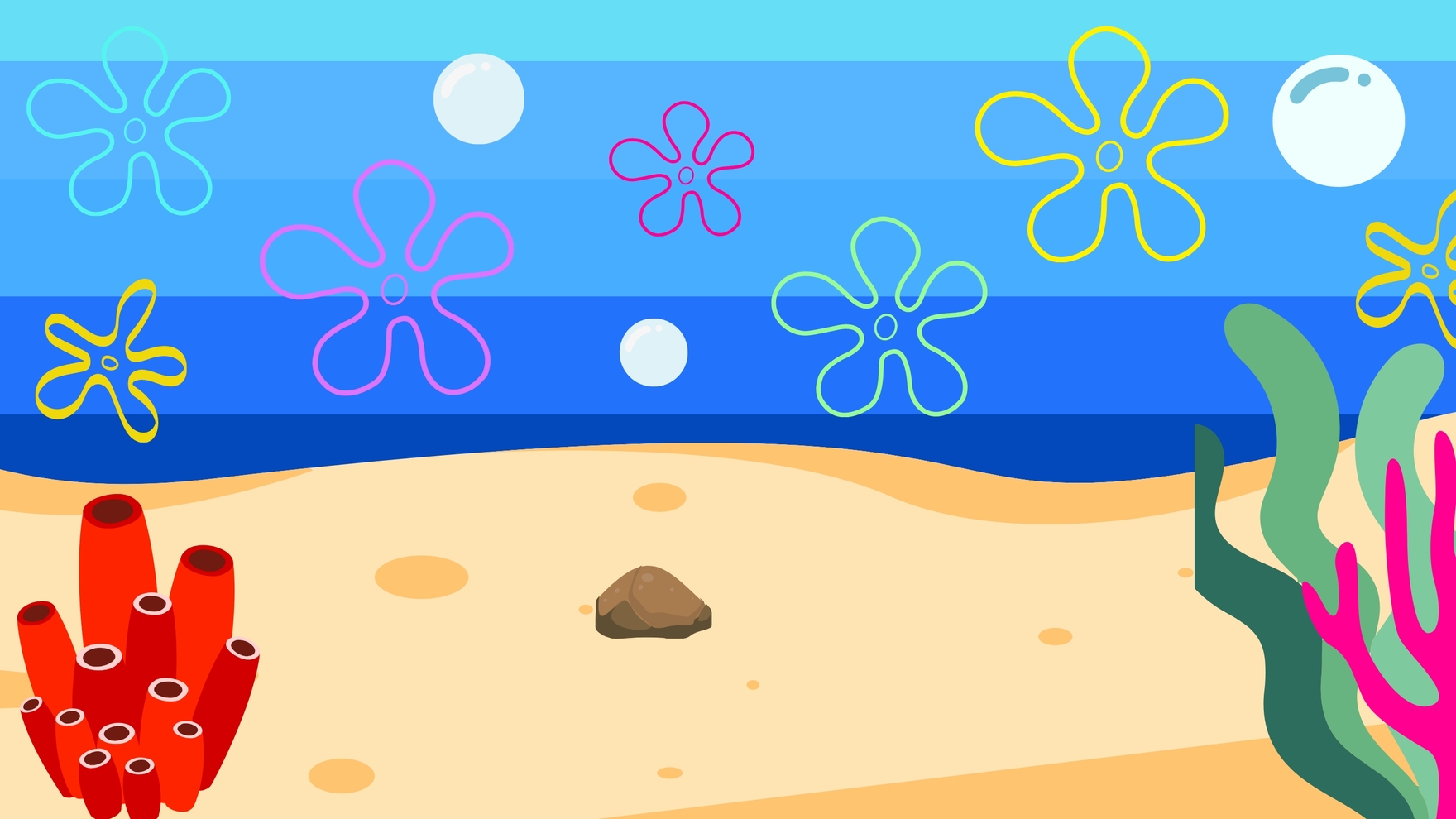 Spongebob Water Background