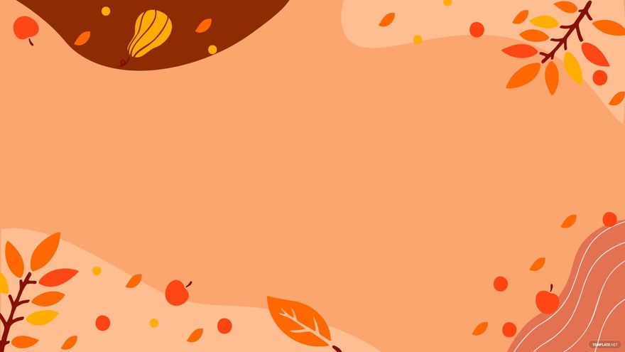 Boho Autumn Background