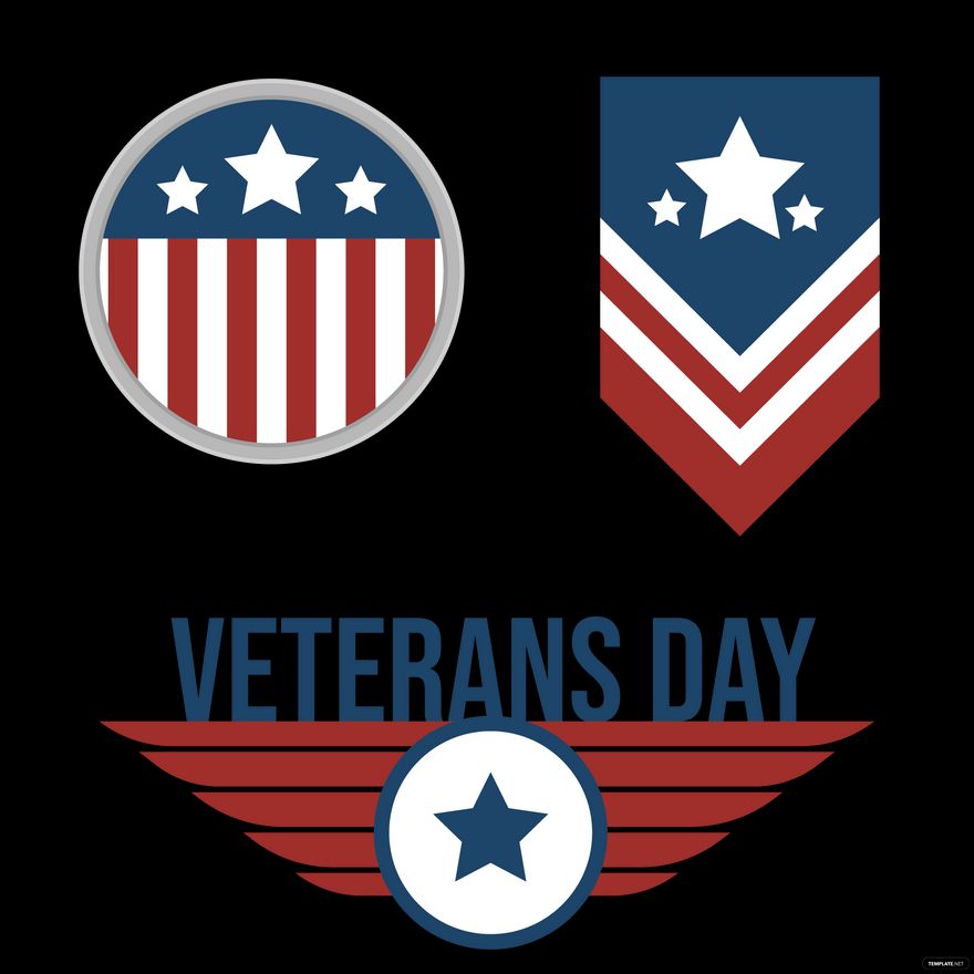 Veterans Day Sign Vector