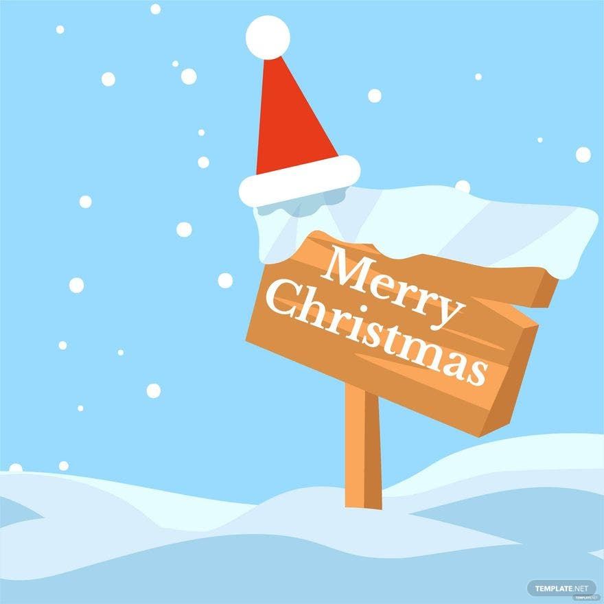 Christmas Sign Vector