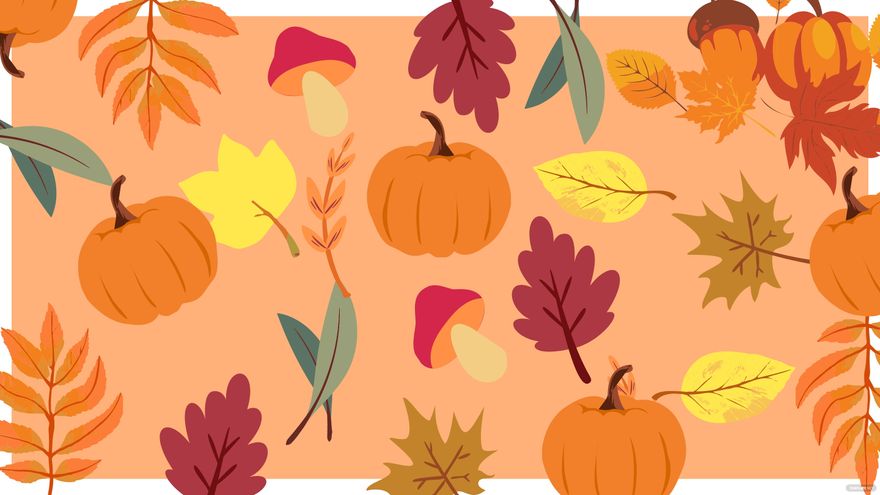 Orange Fall Background