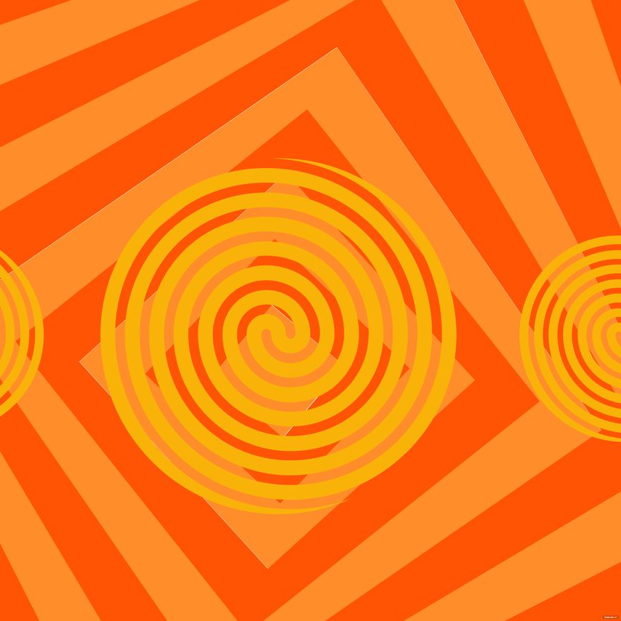 Orange Trippy Background