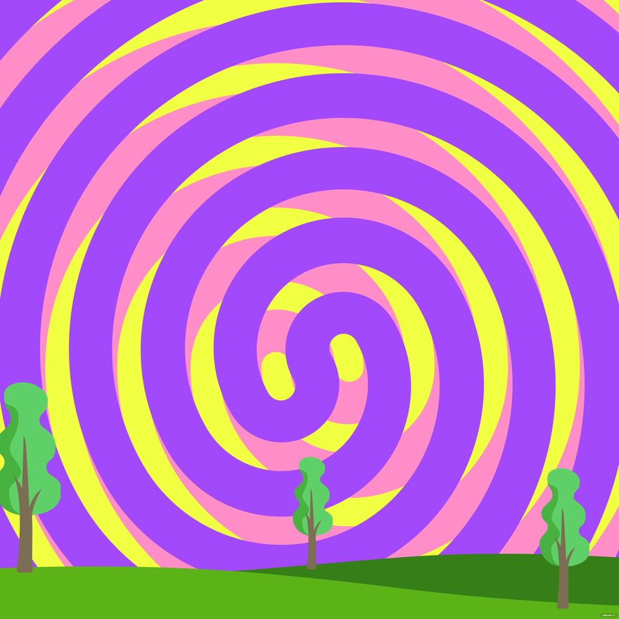 Trippy Nature Background