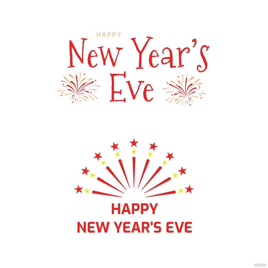 New Year's Eve Logo Clipart