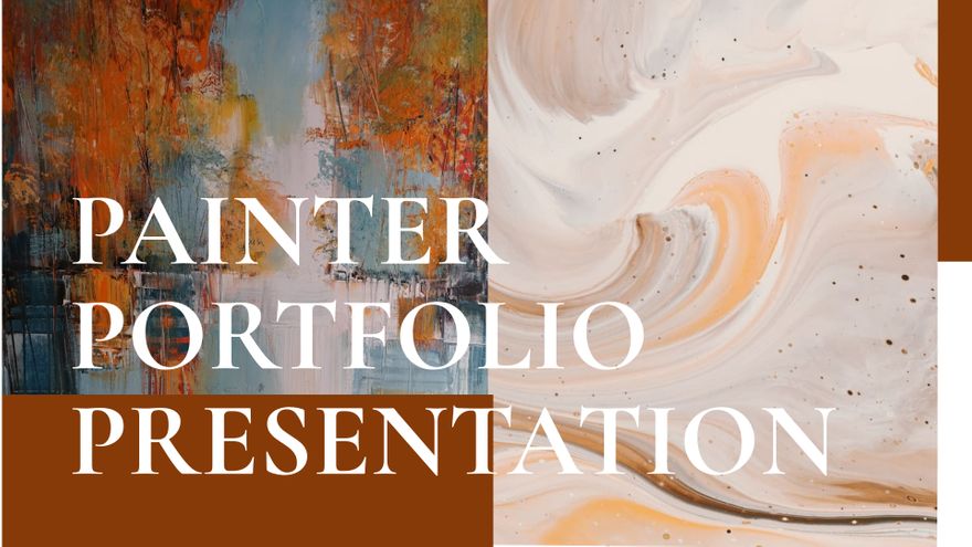 Painter Portfolio Presentation Template