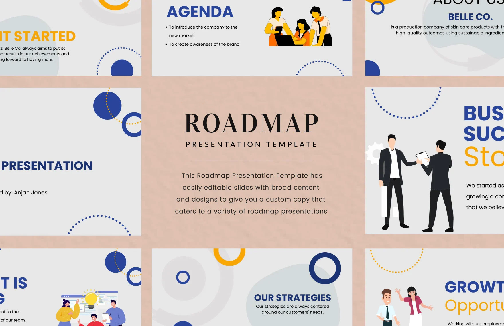 Roadmap Presentation Template in PPT, PDF, Google Slides, Apple Keynote - Download | Template.net