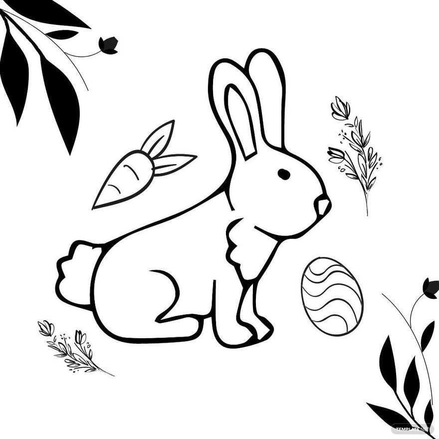 Easter Cartoon Drawing in EPS, Illustrator, JPG, PSD, PNG, SVG - Download | Template.net