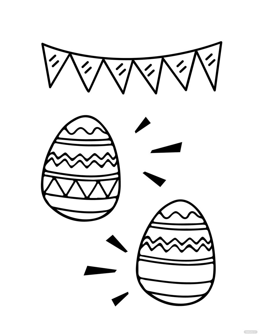 Easy Easter Drawing in EPS, Illustrator, JPG, PSD, PNG, PDF, SVG - Download | Template.net