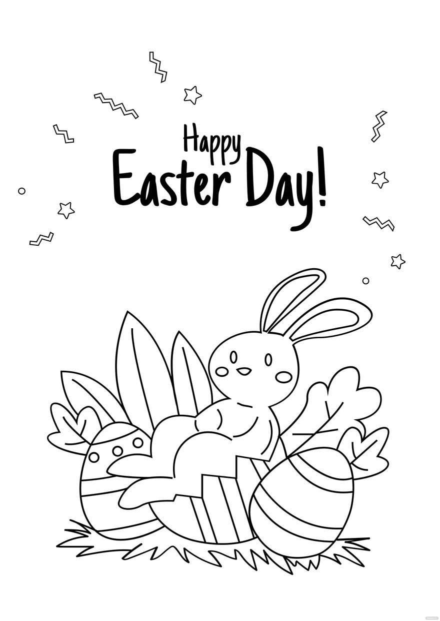 Easter Day Drawing in EPS, Illustrator, JPG, PSD, PNG, PDF, SVG - Download | Template.net