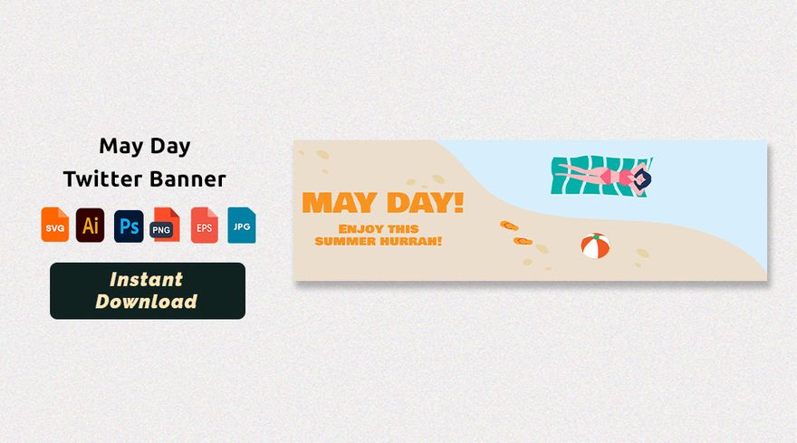 May Day Twitter Banner in EPS, Illustrator, JPG, PSD, PNG, SVG - Download | Template.net