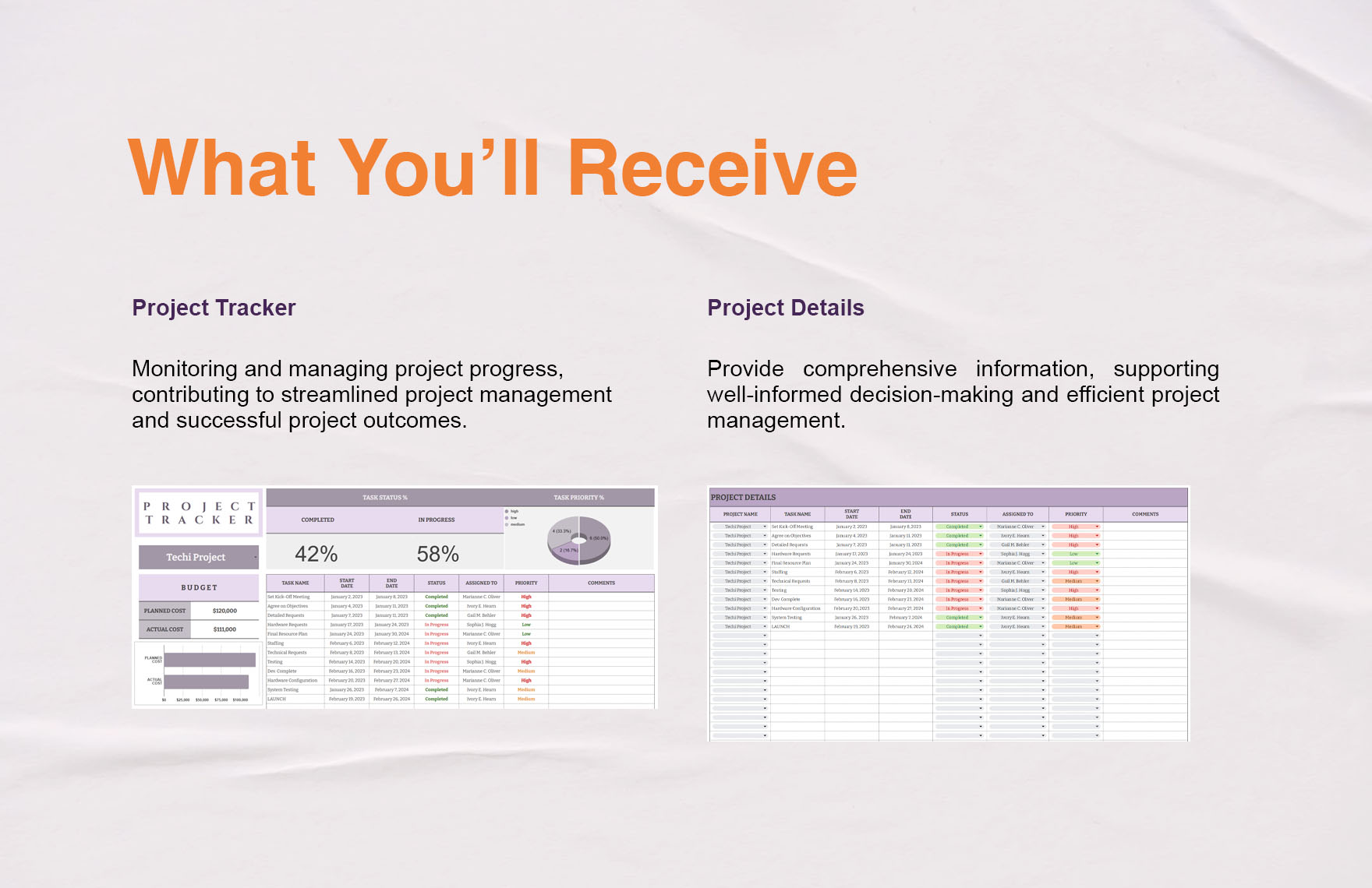 Project Tracker Template