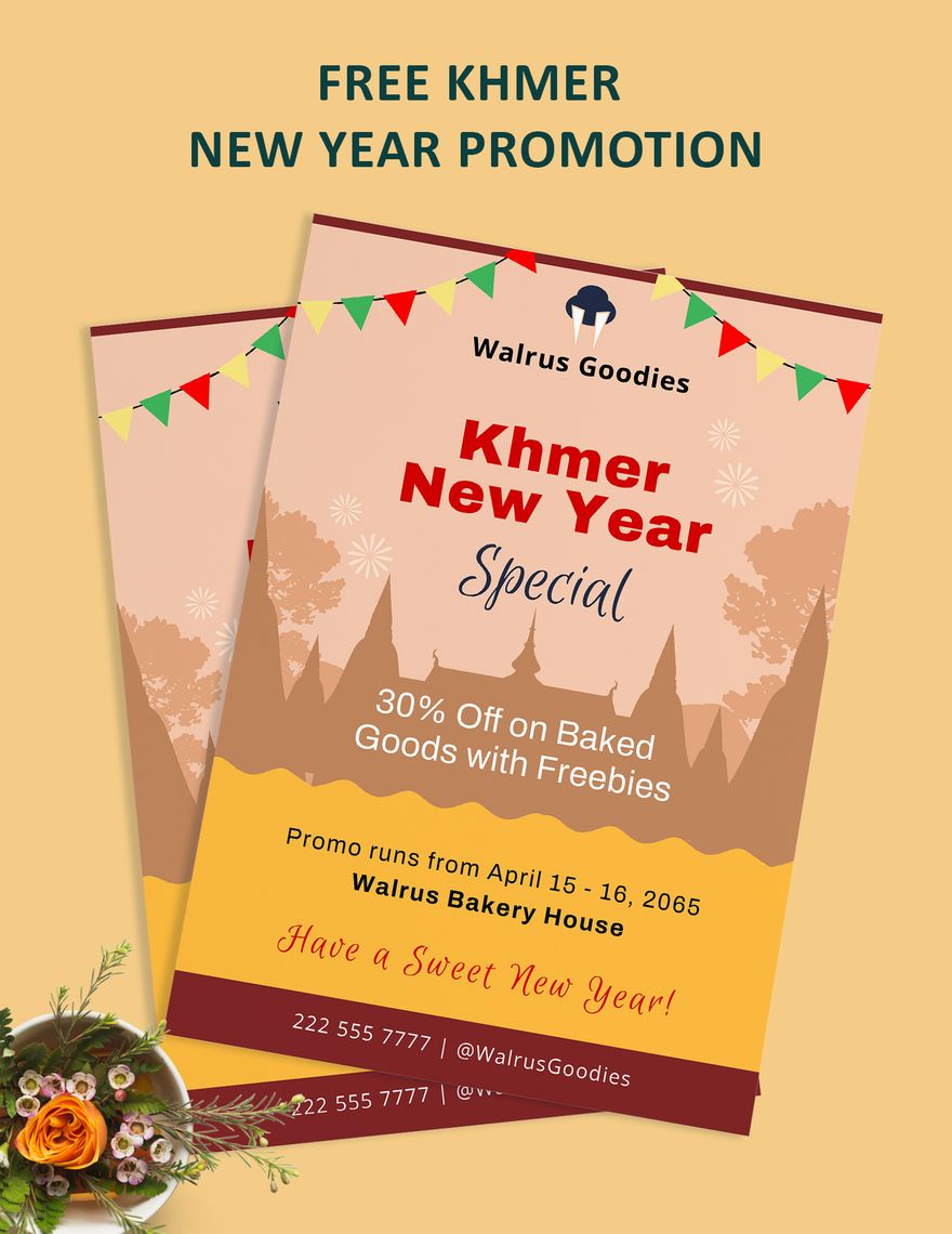 Khmer New Year Promotion in Illustrator, Word, EPS, JPG, PNG, PSD, SVG, Google Docs - Download | Template.net