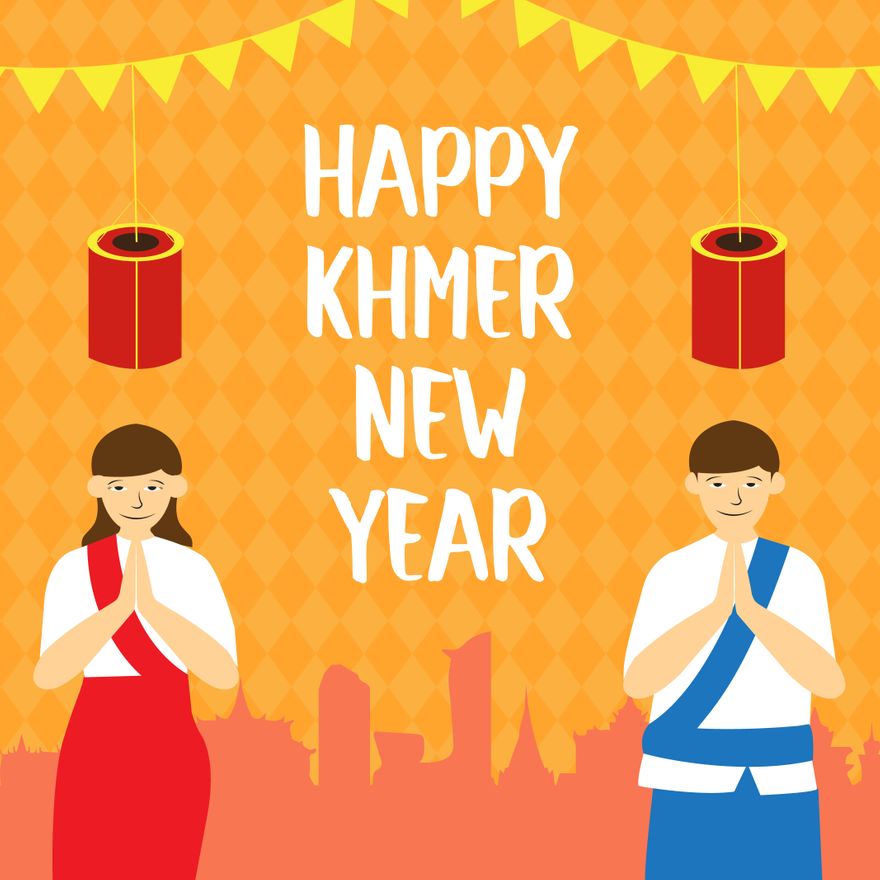 Khmer New Year Illustration in Illustrator, PSD, JPEG, PNG, SVG, EPS - Download | Template.net