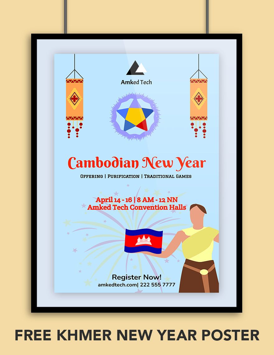 Khmer New Year Poster in Google Docs, Word, EPS, Illustrator, JPG, PSD, PNG, SVG - Download | Template.net