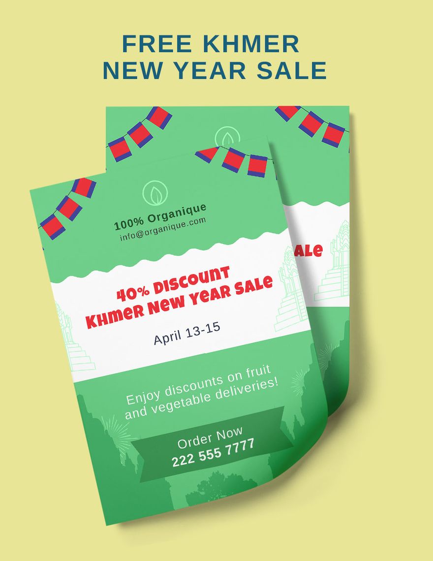 Khmer New Year Sale in Illustrator, EPS, JPG, PNG, PSD, SVG, Word, Google Docs - Download | Template.net