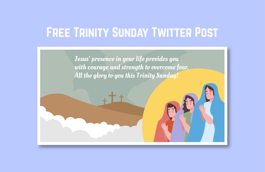 Trinity Sunday Twitter Post in Illustrator, EPS, PSD, JPG, PNG, SVG - Download | Template.net