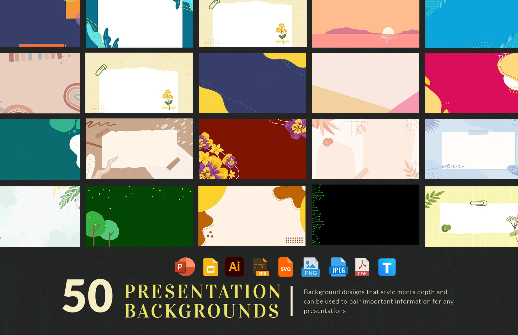 Backgrounds Template in PDF, PPT, Illustrator, EPS, JPEG, PNG, SVG, Google Slides - Download | Template.net